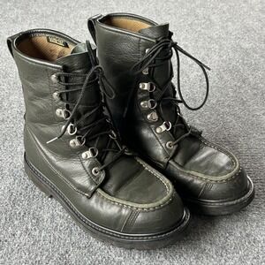 Cabela's Boots Mens Size 10 Green Leather Gore-Tex Vibram Hiking Hunting S1737